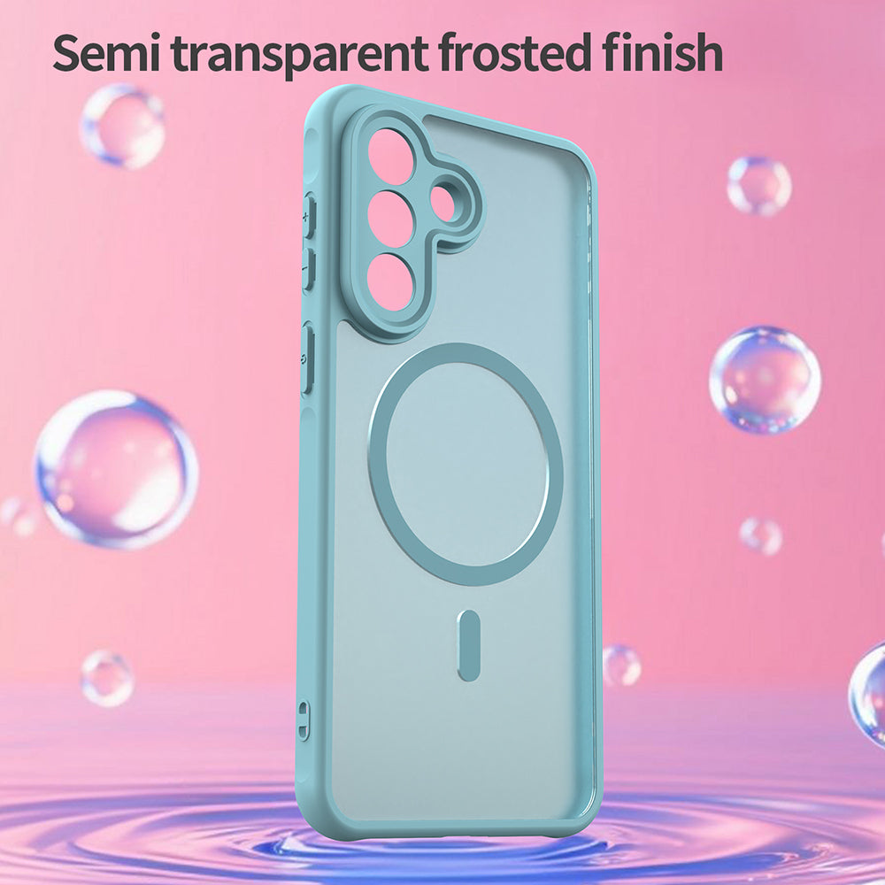 MagSafe tok Samsung Galaxy A27 5G-hez, Techsuit, HaloFrost II, Világos zöld