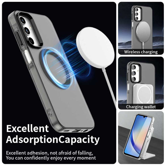 MagSafe tok Samsung Galaxy A35 5G A356-hoz, Techsuit, CandyCase, Fekete