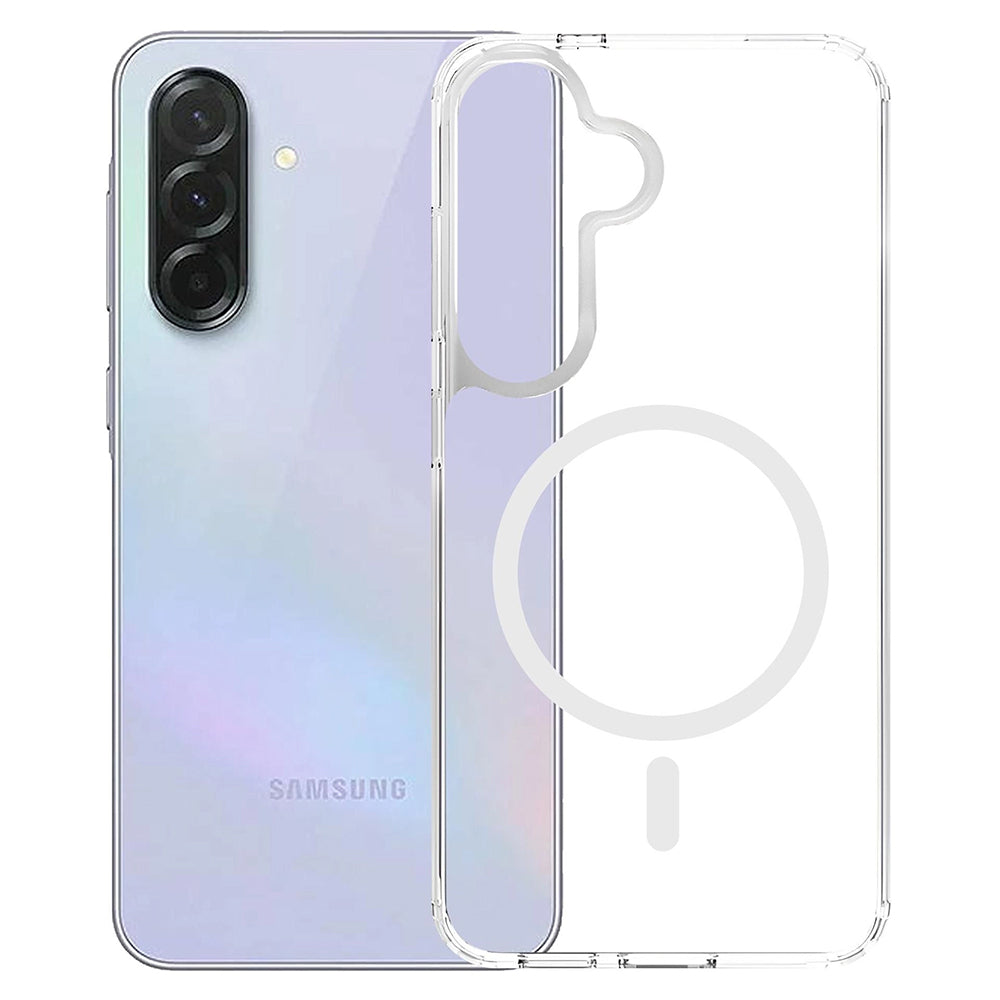 MagSafe tok Samsung Galaxy A37 5G-hez, 3MK, Armor MagCase, Átlátszó