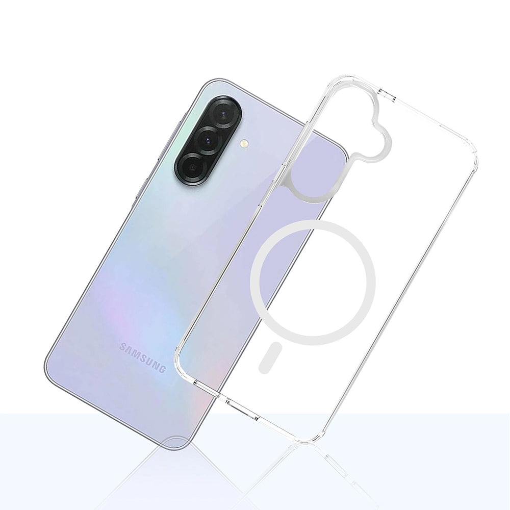 MagSafe tok Samsung Galaxy A37 5G-hez, 3MK, Armor MagCase, Átlátszó