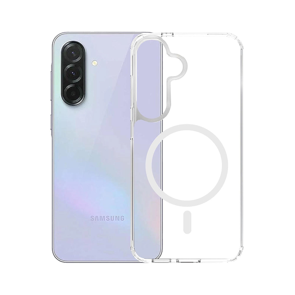 MagSafe tok Samsung Galaxy A37 5G-hez, 3MK, Armor MagCase, Átlátszó