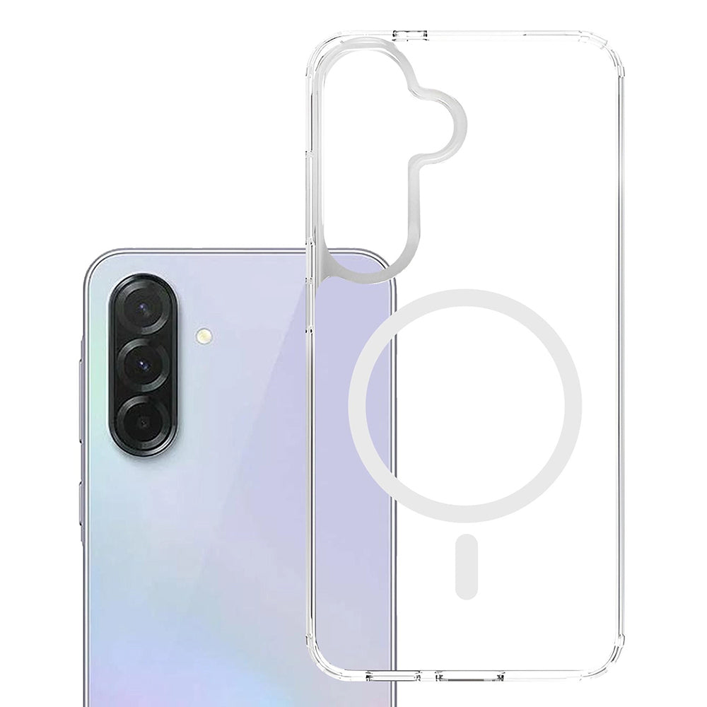 MagSafe tok Samsung Galaxy A37 5G-hez, 3MK, Armor MagCase, Átlátszó
