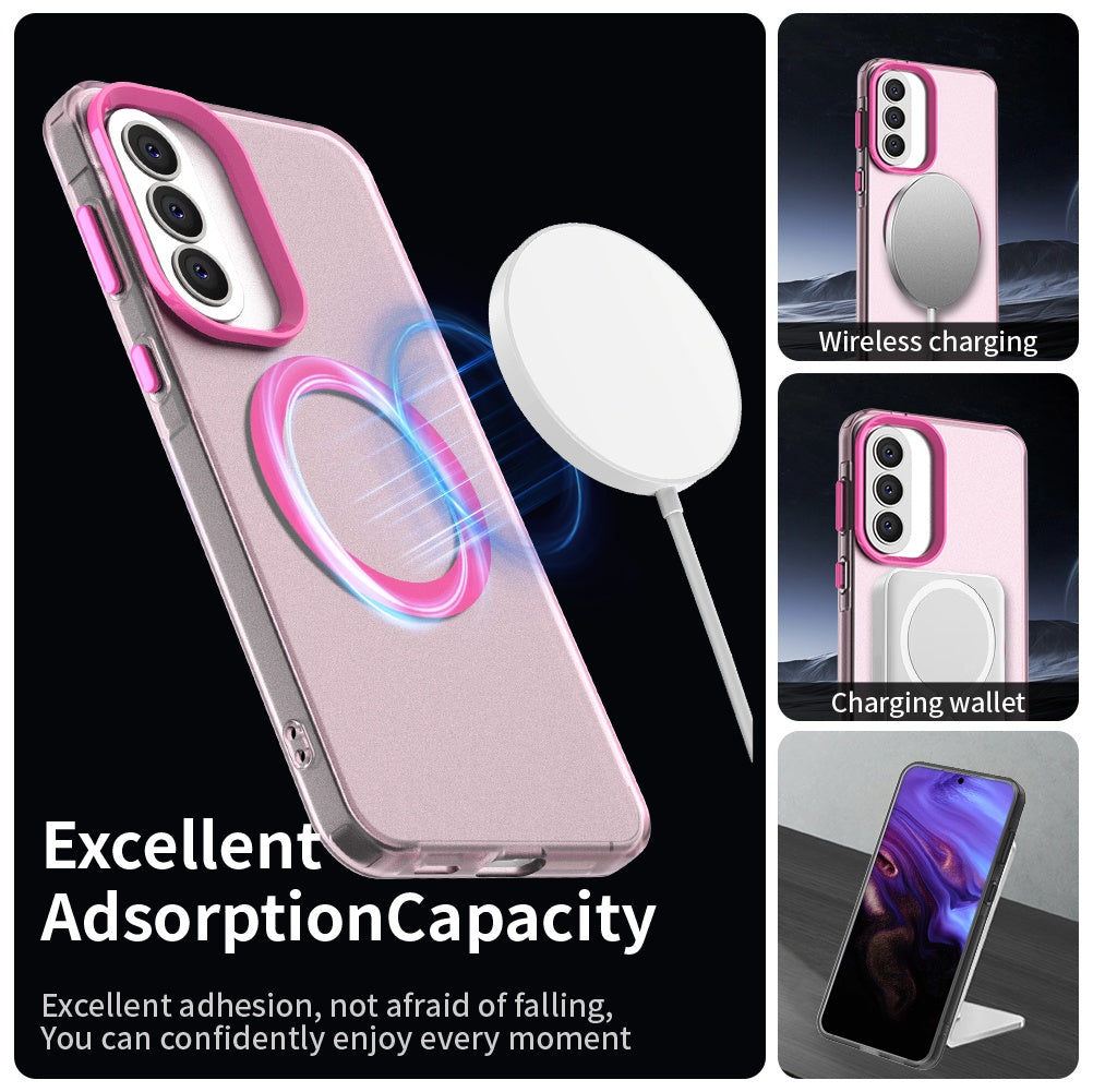 MagSafe Case for Samsung Galaxy A37 5G, Techsuit, CandyCase, Pink