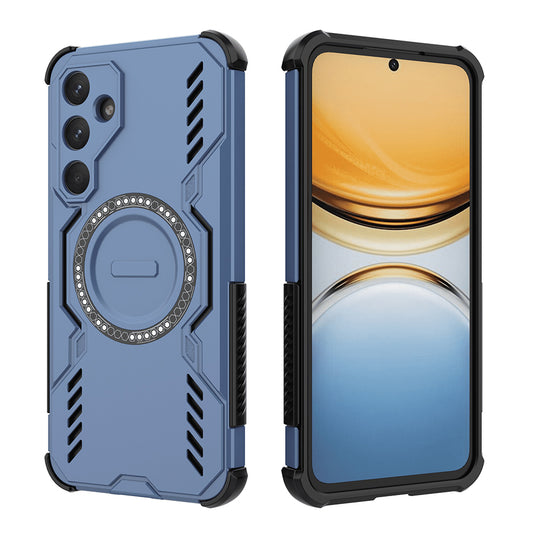 MagSafe tok Samsung Galaxy A55 5G A556-hoz, Techsuit, ArmorMag, Kék