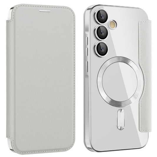 MagSafe tok Samsung Galaxy A55 5G A556-hoz, Techsuit, SmartMag Book, Szürke