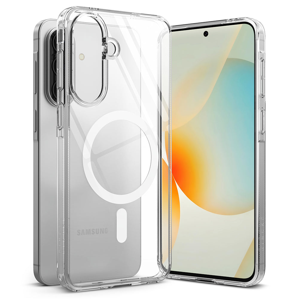 MagSafe tok Samsung Galaxy A57 5G-hez, Ringke, Fusion, Átlátszó