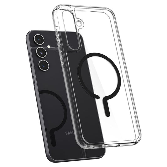 MagSafe tok Samsung Galaxy S23 FE S711-hez, Spigen, Ultra Hybrid OneTap Ring, Átlátszó