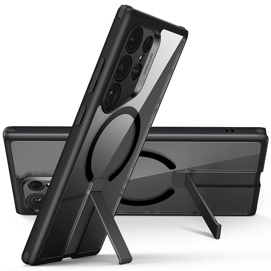 MagSafe tok Samsung Galaxy S24 Ultra S928-hez, ESR, Boost Flickstand, Átlátszó Fekete
