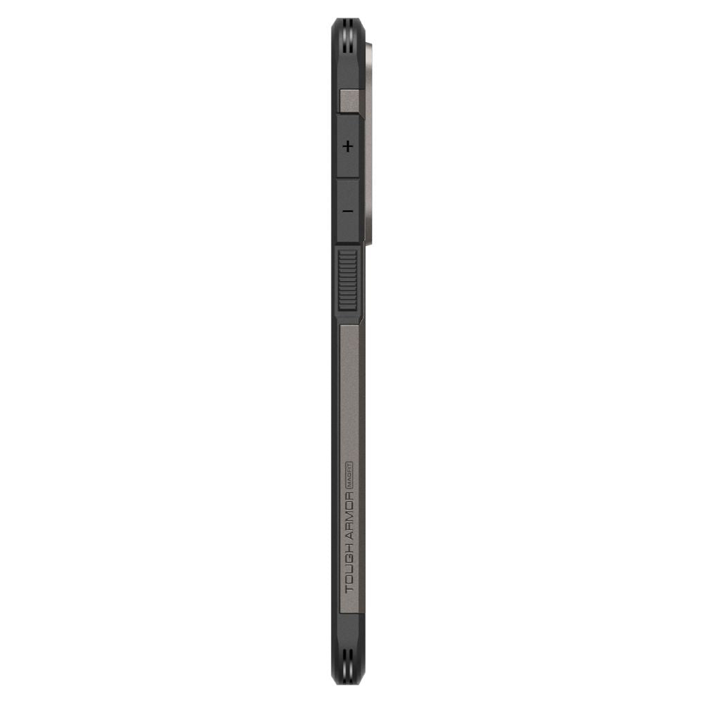 MagSafe tok Samsung Galaxy S25 Edge S937-hez, Spigen, Tough Armor, Szürke ACS09423