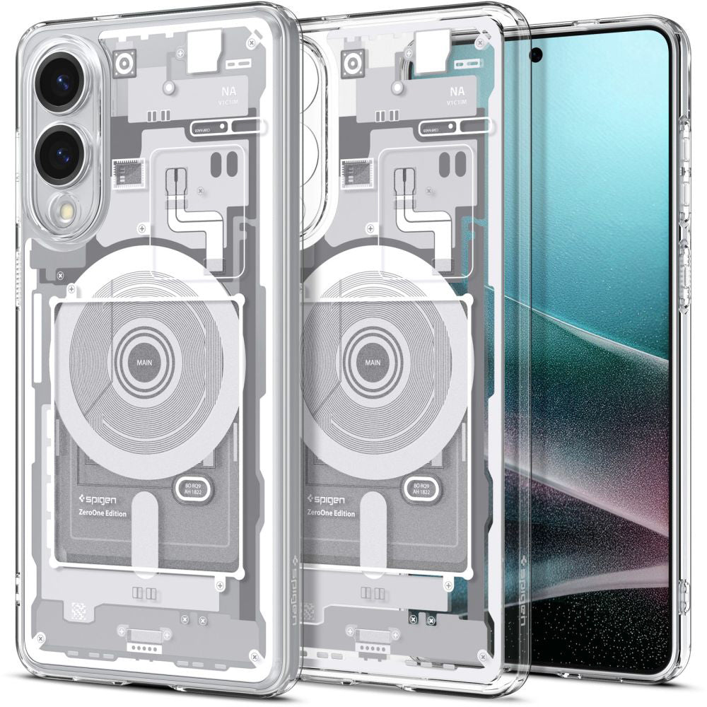 MagSafe tok Samsung Galaxy S25 Edge S937-hez, Spigen, Ultra Hybrid Zero One, Fehér ACS09417