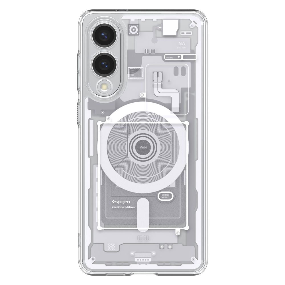 MagSafe tok Samsung Galaxy S25 Edge S937-hez, Spigen, Ultra Hybrid Zero One, Fehér ACS09417