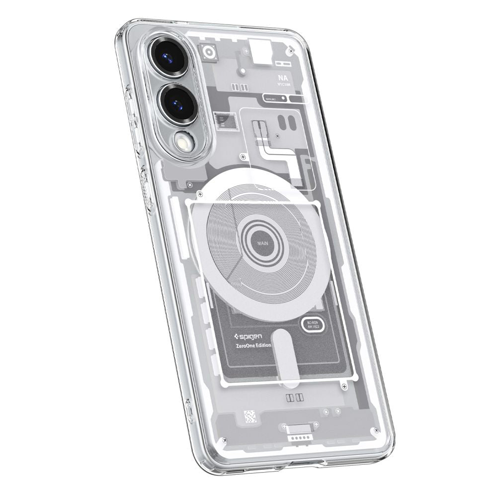 MagSafe tok Samsung Galaxy S25 Edge S937-hez, Spigen, Ultra Hybrid Zero One, Fehér ACS09417