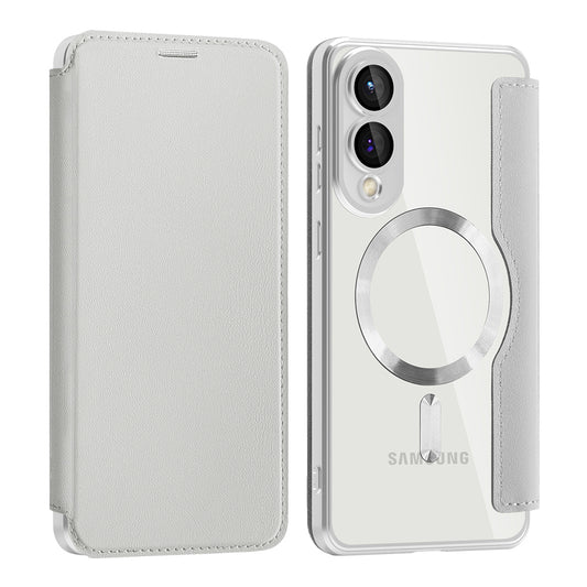 MagSafe tok Samsung Galaxy S25 Edge S937-hez, Techsuit, SmartMag Book, Szürke