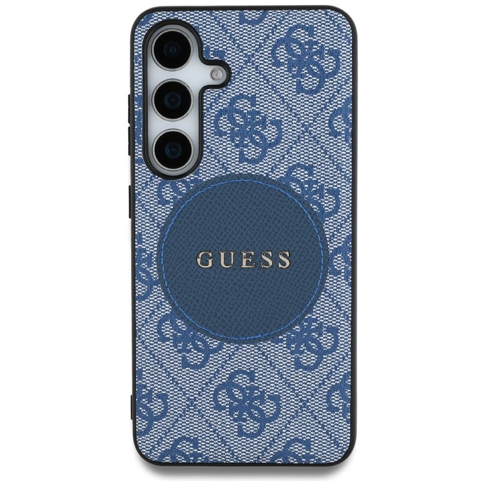 MagSafe tok Samsung Galaxy S25 S931-hez, Guess, 4G Circle Classic Logo, Kék