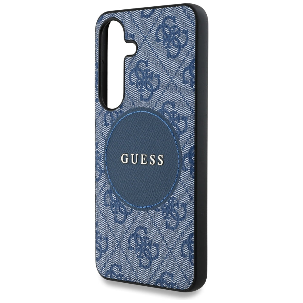 MagSafe tok Samsung Galaxy S25 S931-hez, Guess, 4G Circle Classic Logo, Kék