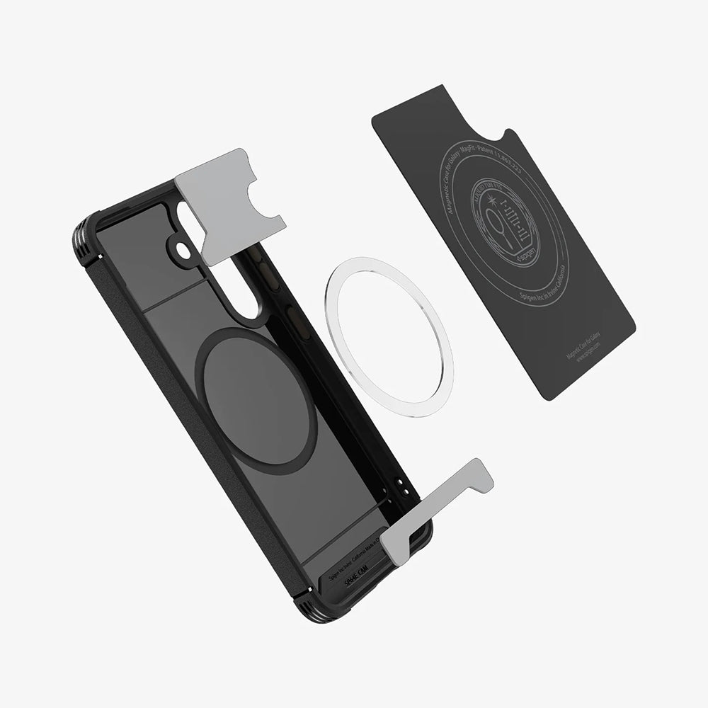 MagSafe Case for Samsung Galaxy S25 S931, Spigen, Core Armor, Matte Black