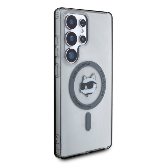 MagSafe tok Samsung Galaxy S25 Ultra S938-hez, Karl Lagerfeld, IML Choupette's Head, Fekete