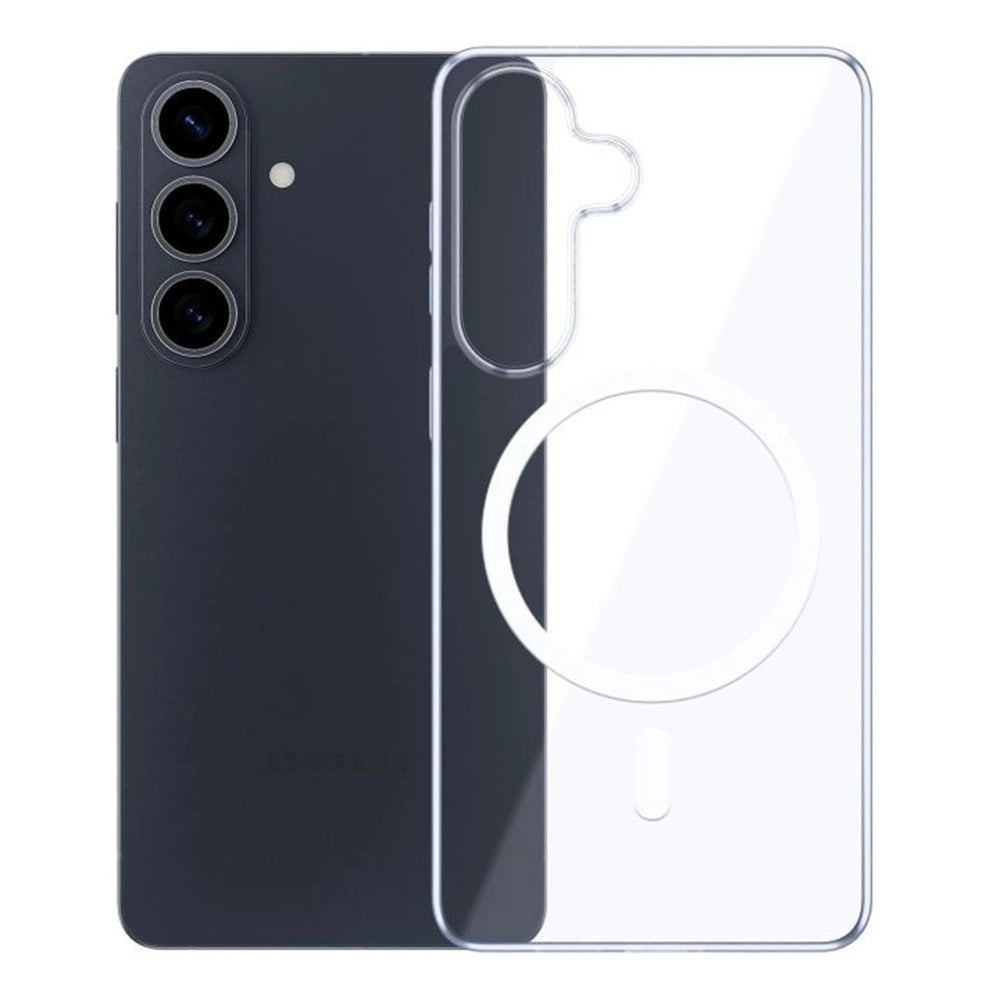 MagSafe tok Samsung Galaxy S26-hoz, 3MK, Clear MagCase, Átlátszó