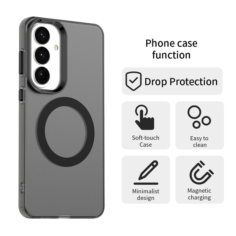 MagSafe Case for Samsung Galaxy S26 FE S741, Techsuit, CandyCase, Black