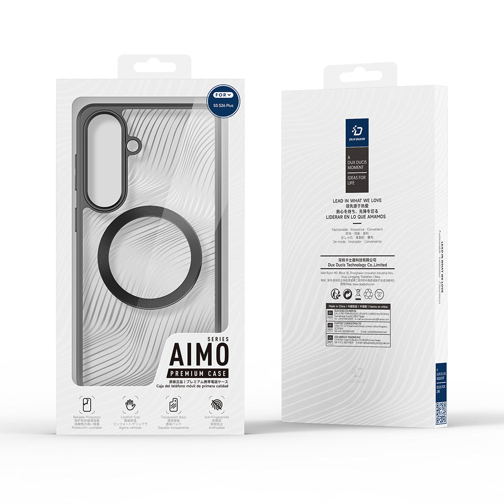 MagSafe tok Samsung Galaxy S26 Plus S947-hez, DUX DUCIS, Aimo, Fekete