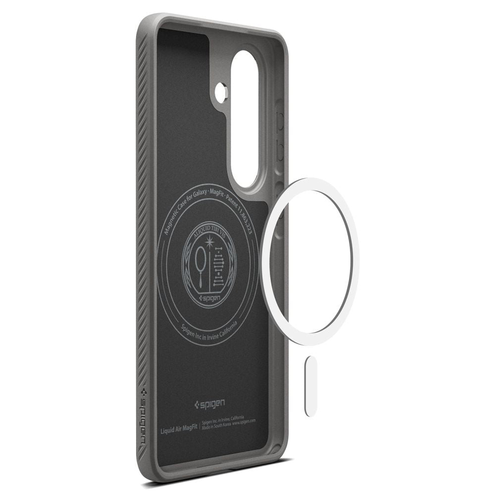 MagSafe tok Samsung Galaxy S26 Plus S947-hez, Spigen, Liquid Air, Szürke ACS10705