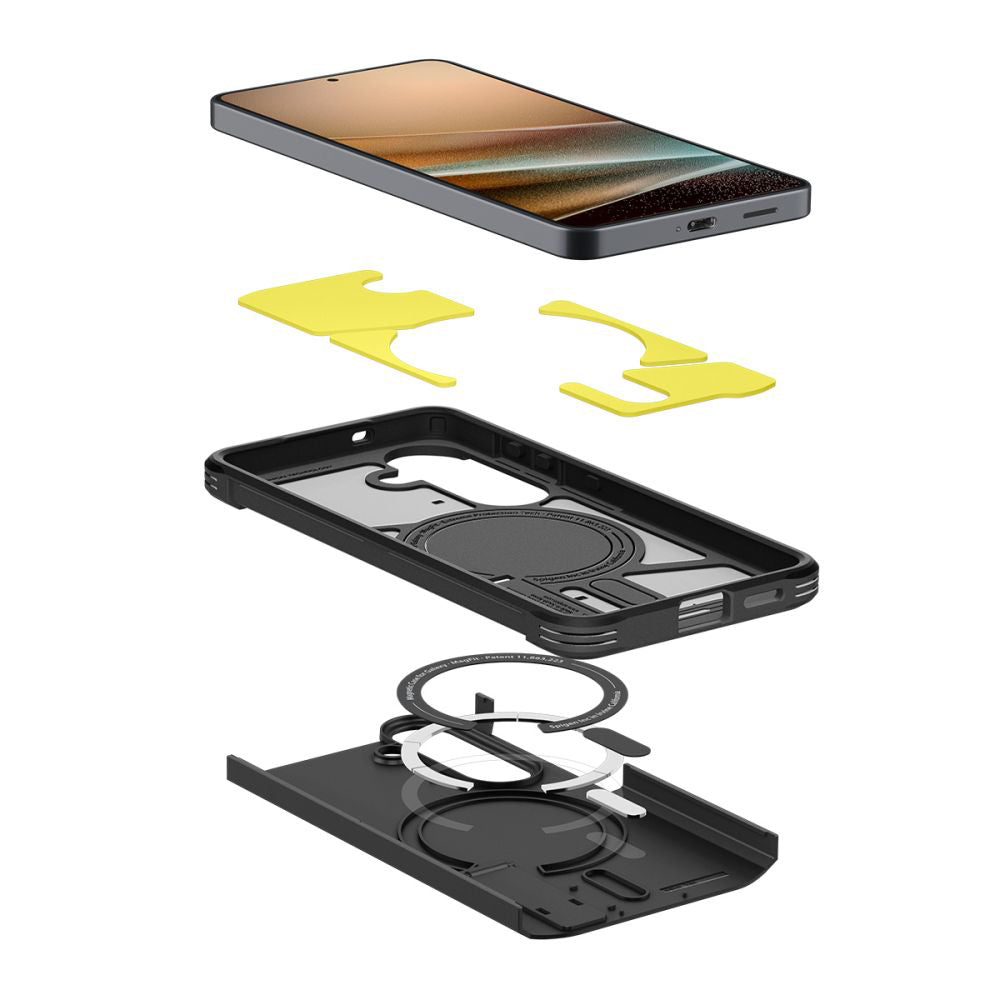 MagSafe tok Samsung Galaxy S26 Plus S947-hez, Spigen, Tough Armor, Fekete ACS10713