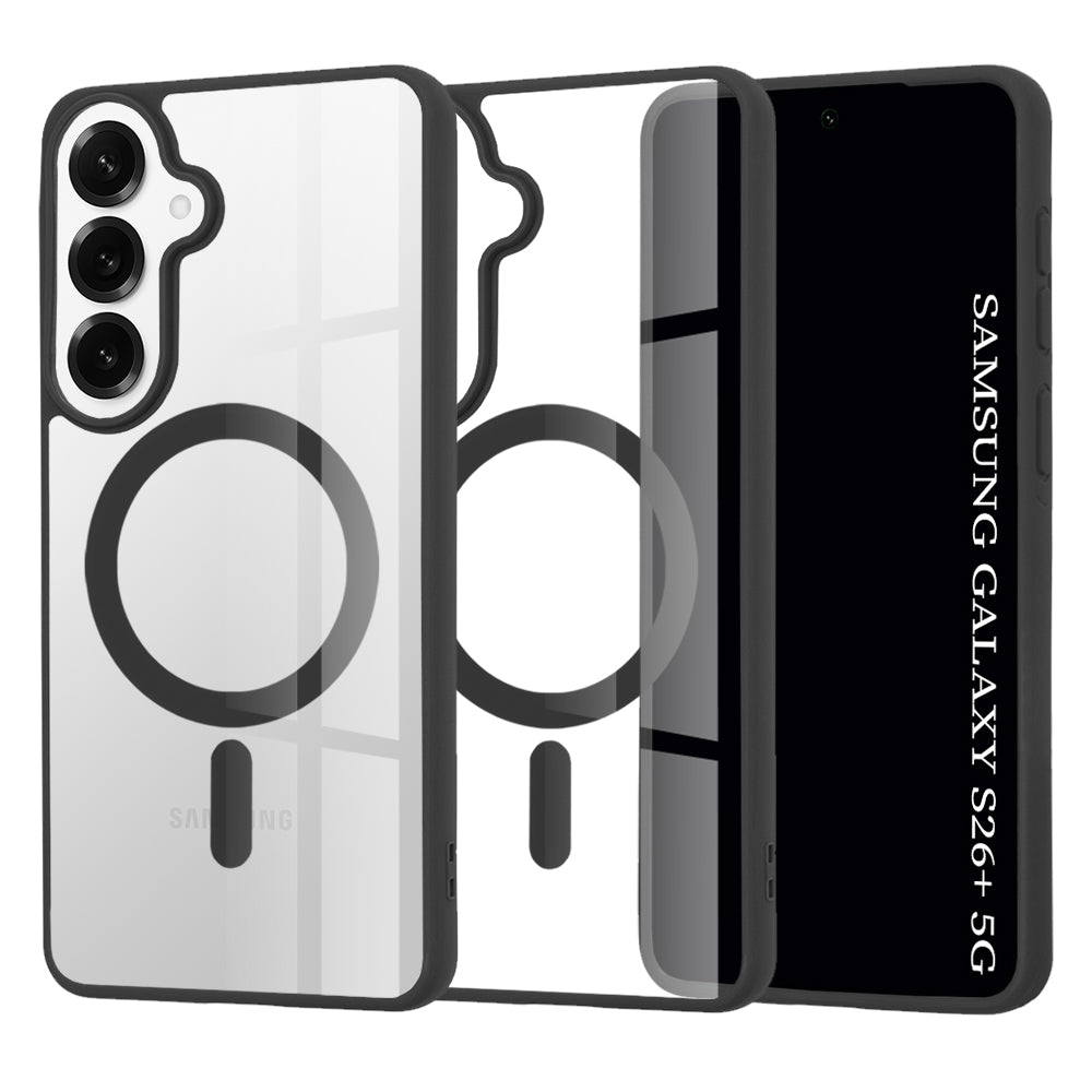 MagSafe tok Samsung Galaxy S26 Plus S947-hez, Techsuit, Pro, Fekete