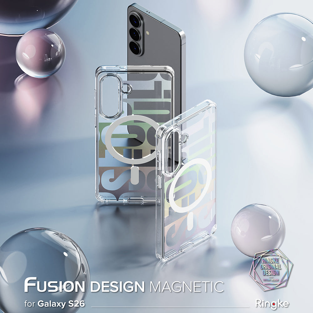 MagSafe Case for Samsung Galaxy S26 S942, Ringke, Fusion Seoul, Transparent
