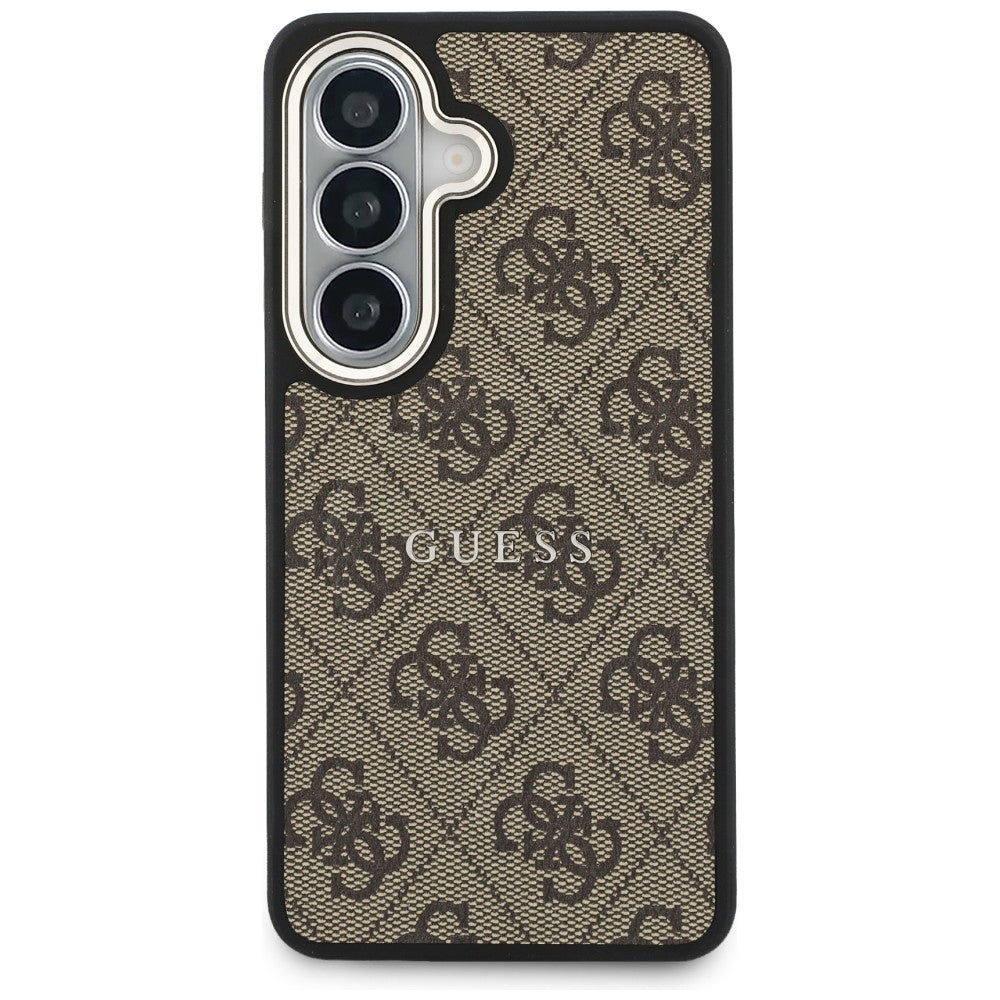 MagSafe tok Samsung Galaxy S26 S942-hez, Guess, 4G Embossed Ring, Barna