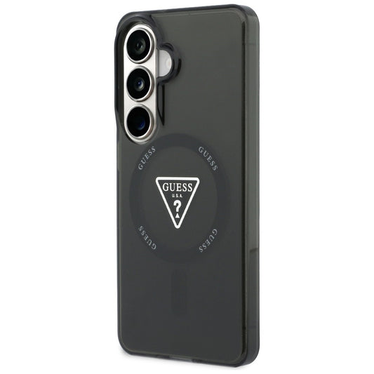 MagSafe tok Samsung Galaxy S26 S942-hez, Guess, IML Gradient Triangle Logo, Fekete