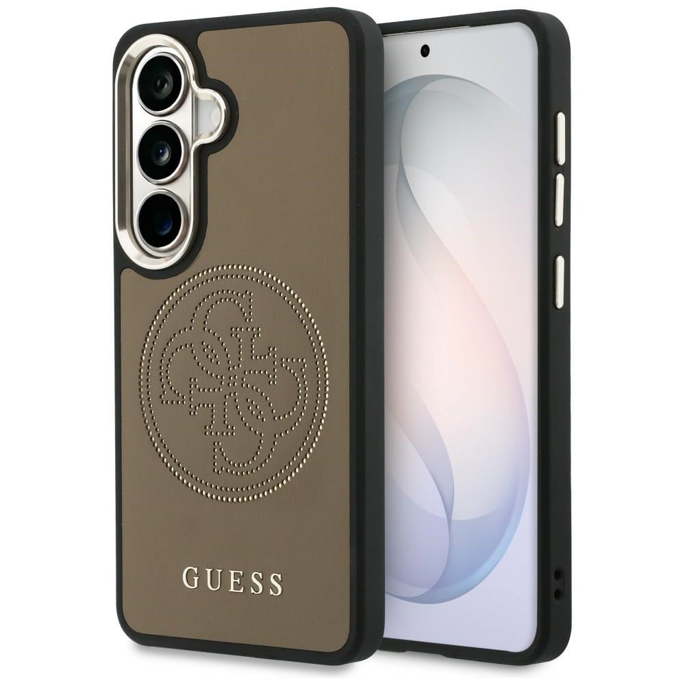 MagSafe tok Samsung Galaxy S26 S942-hez, Guess, Perforated Logo, Barna