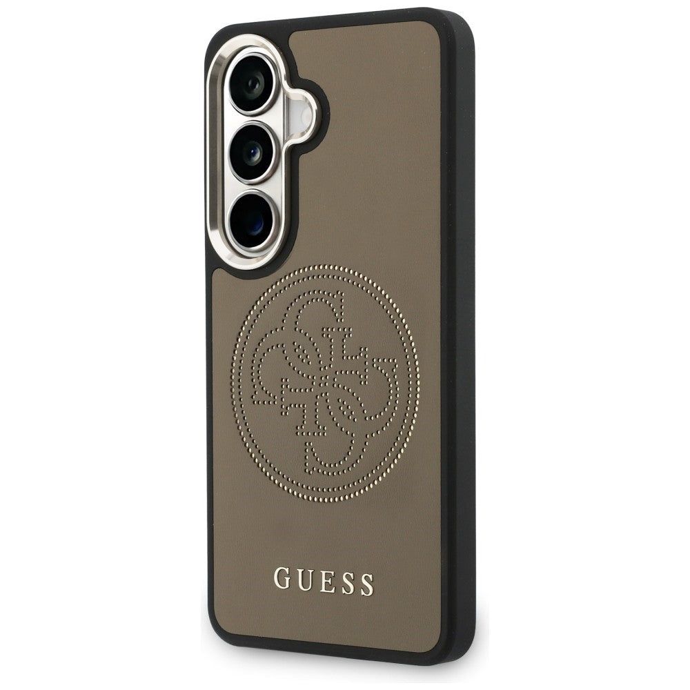MagSafe tok Samsung Galaxy S26 S942-hez, Guess, Perforated Logo, Barna