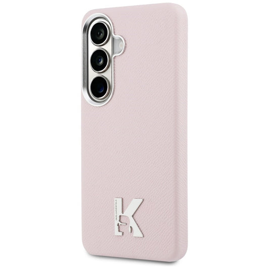 MagSafe tok Samsung Galaxy S26 S942-hez, Karl Lagerfeld, Karl Head Logo, Rózsaszín