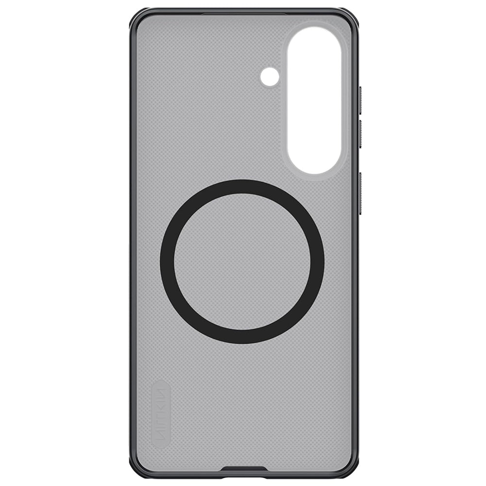MagSafe Case for Samsung Galaxy S26 S942, Nillkin, Super Shield Pro, Black Satin Transparent