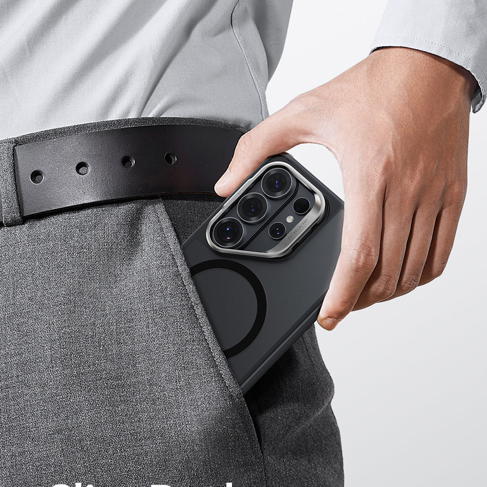 MagSafe tok Samsung Galaxy S26 Ultra S948-hez, ESR, Classic Hybrid Kickstand, Szaténfekete