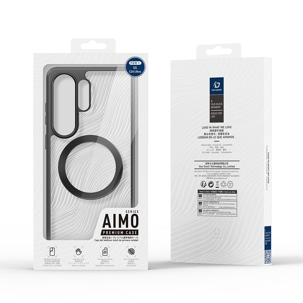 MagSafe tok Samsung Galaxy S26 Ultra S948-hez, DUX DUCIS, Aimo, Fekete
