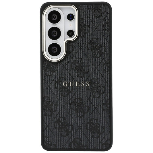 MagSafe tok Samsung Galaxy S26 Ultra S948-hez, Guess, 4G Embossed Ring, Fekete