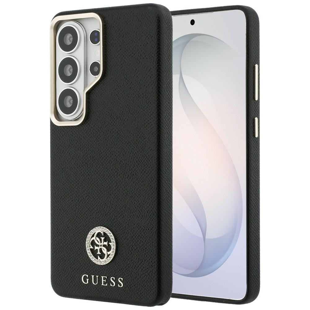 MagSafe tok Samsung Galaxy S26 Ultra S948-hez, Guess, Rhinestone Round Logo, Fekete