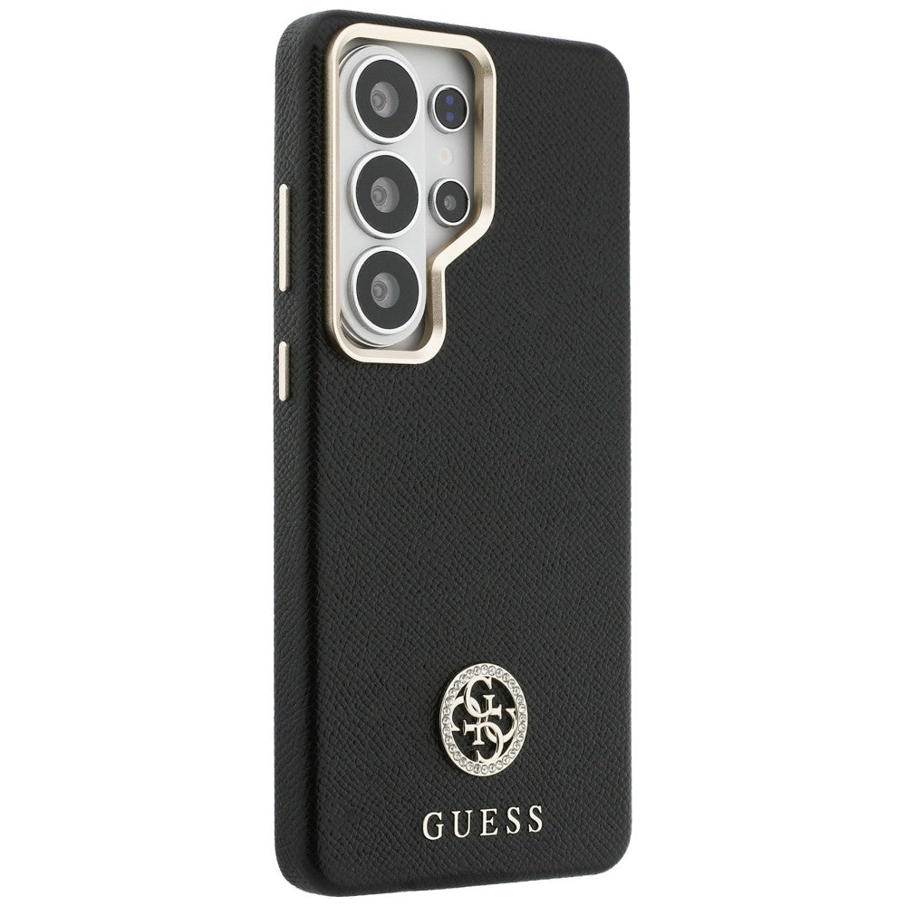 MagSafe tok Samsung Galaxy S26 Ultra S948-hez, Guess, Rhinestone Round Logo, Fekete