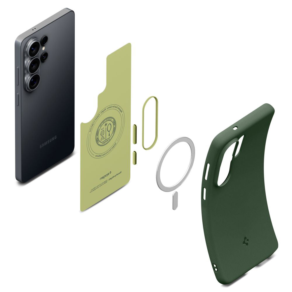 MagSafe tok Samsung Galaxy S26 Ultra S948-hoz, Spigen, Caseology Nano Pop, Zöld ACS11039