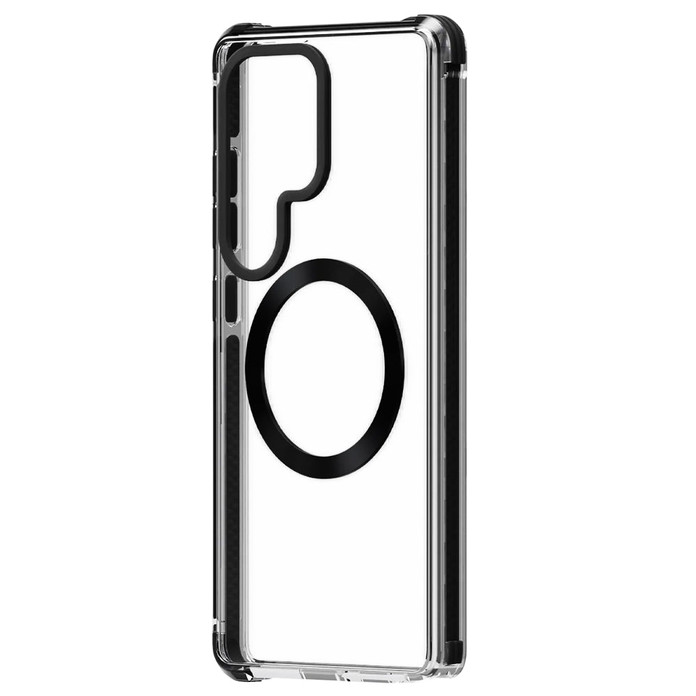 MagSafe tok Samsung Galaxy S26 Ultra S948-hez, UNIQ, Combat MagClick, Fekete