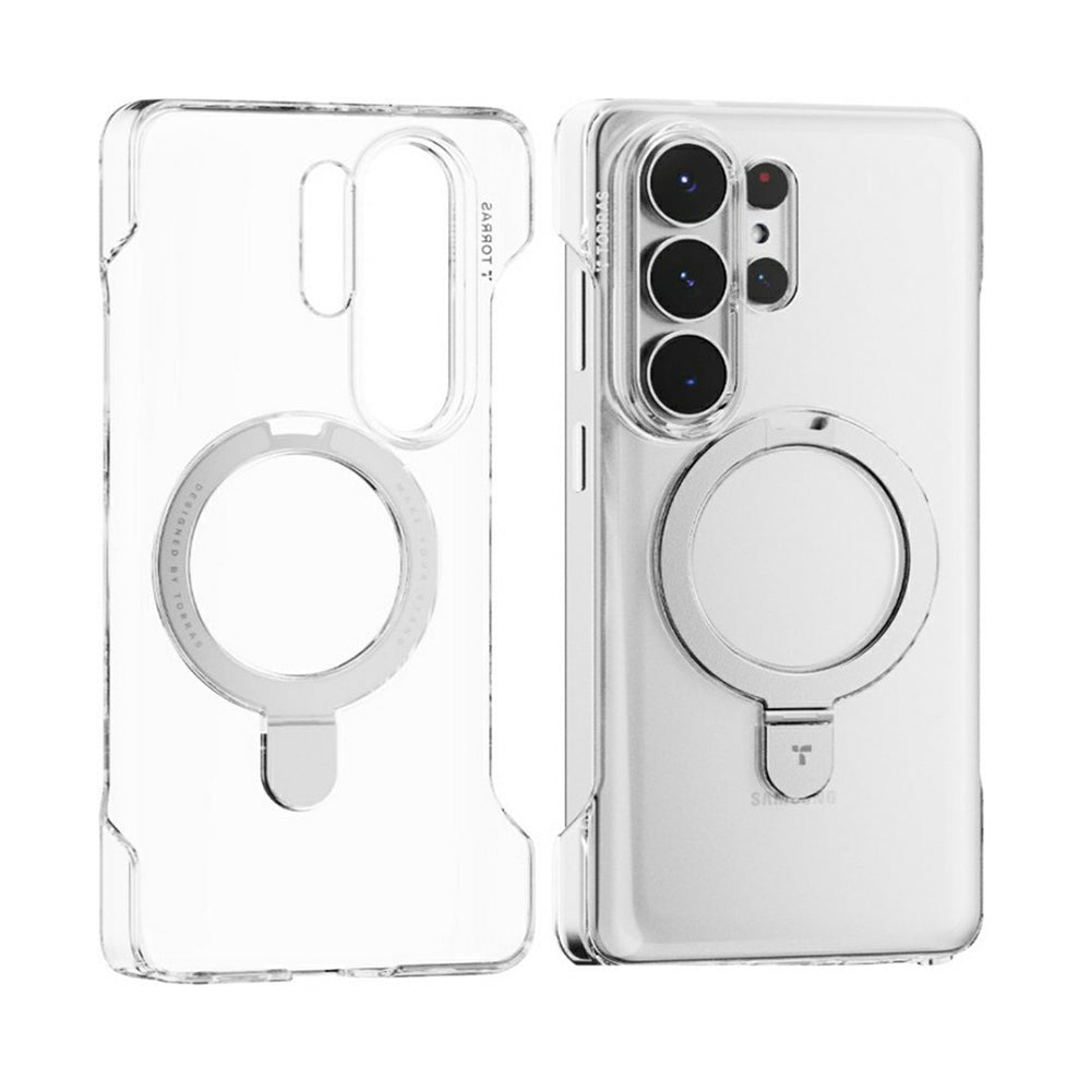MagSafe tok Samsung Galaxy S26 Ultra S948-hez, Torras, Ostand Slim, Átlátszó