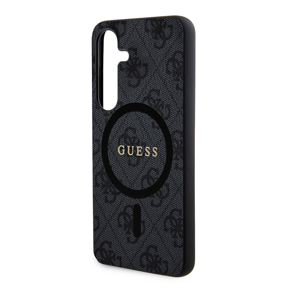 MagSafe tok Samsung Galaxy Z Flip7 F766-hoz, Guess, 4G Collection, Fekete