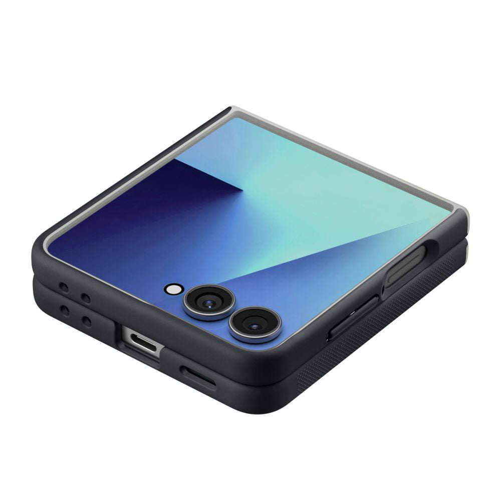MagSafe tok Samsung Galaxy Z Flip7 F766-hoz, Spigen, Caseology Nano Pop, Fekete ACS11158