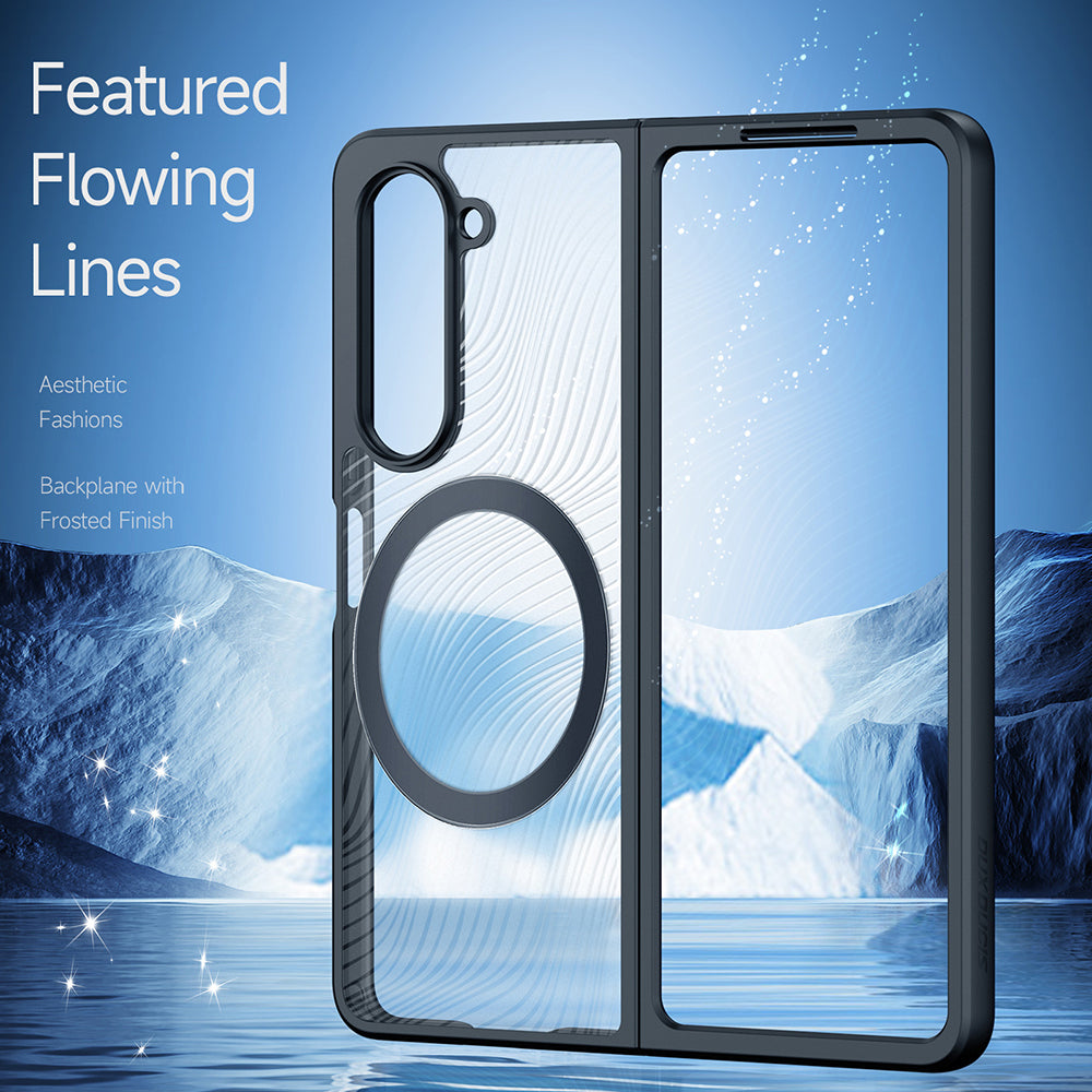 MagSafe tok Samsung Galaxy Z Fold5 F946-hez, DUX DUCIS, Aimo, Fekete