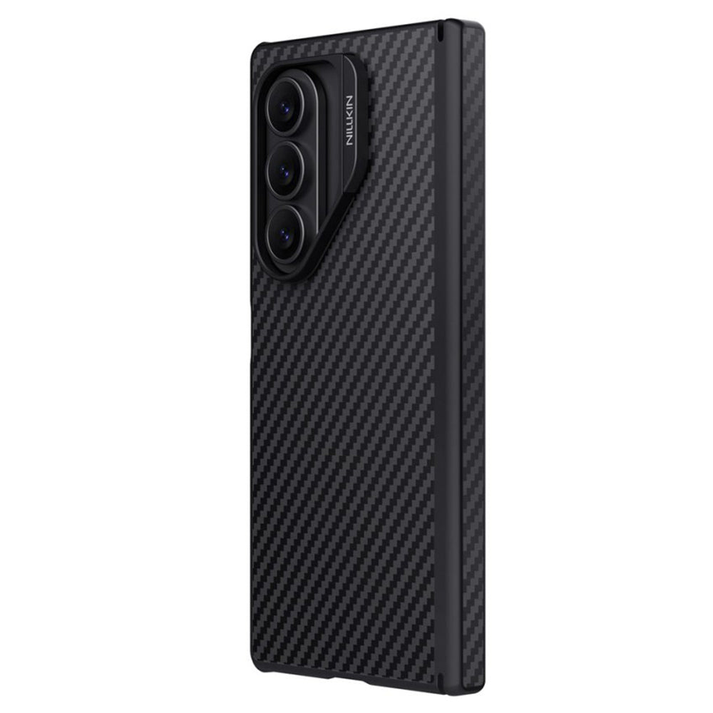 MagSafe tok Samsung Galaxy Z Fold7 F966-hez, Nillkin, Synthetic Fiber Pro, Fekete