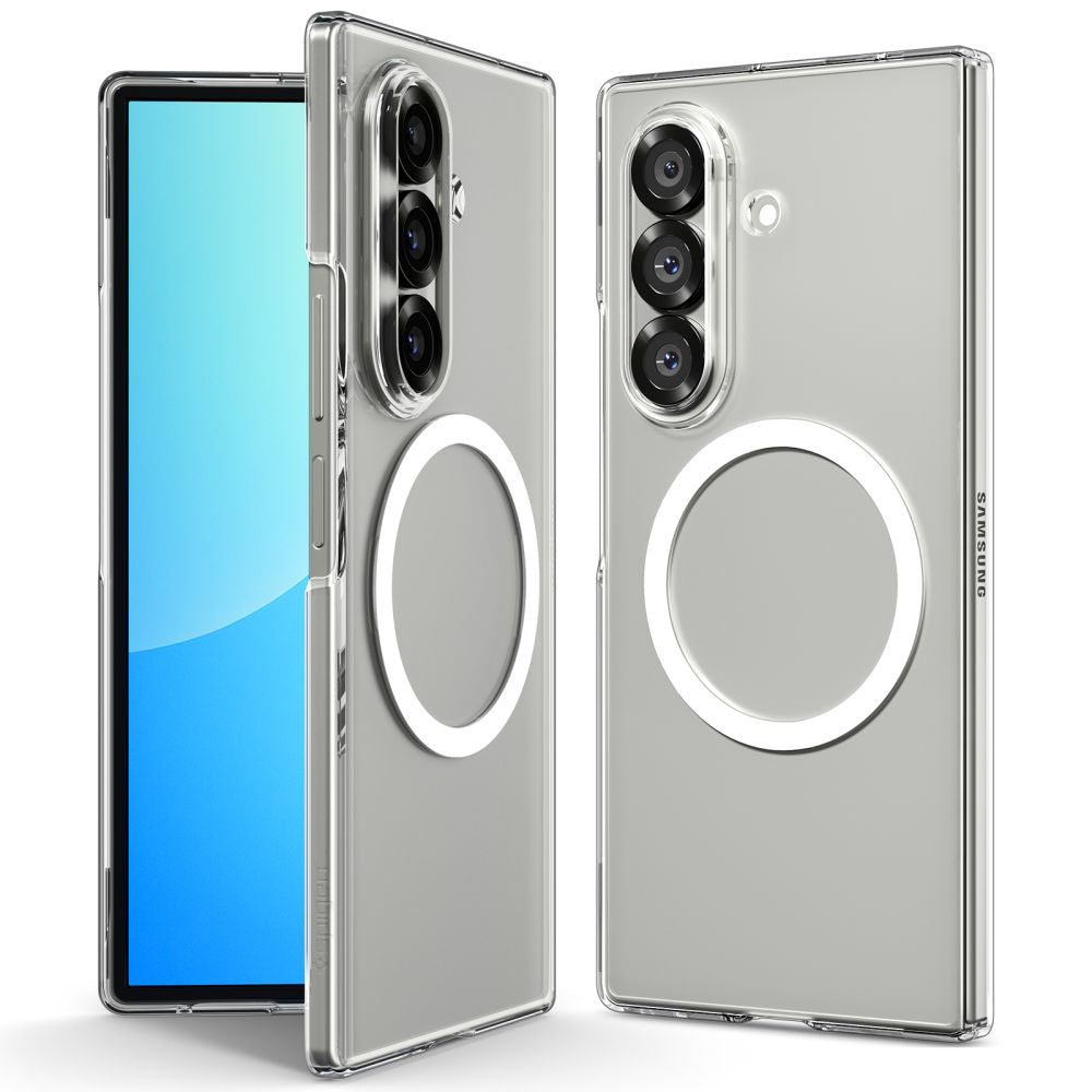 MagSafe tok Samsung Galaxy Z Fold7 F966-hez, Spigen, Air Skin, Átlátszó ACS09545