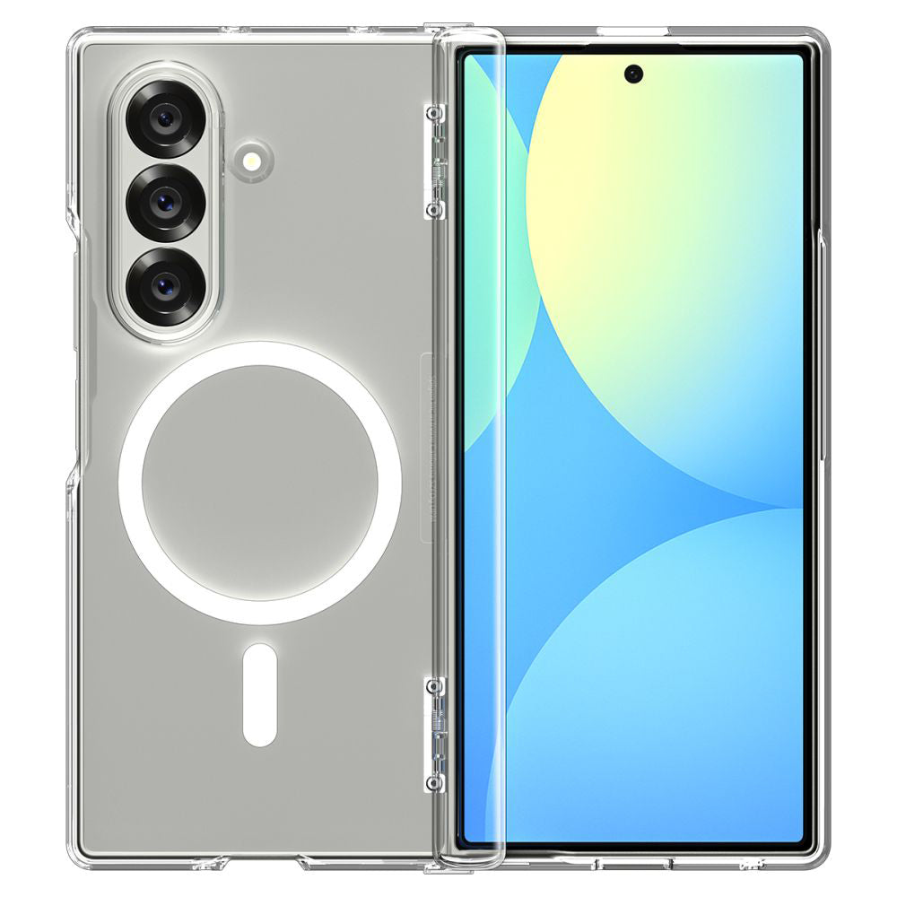 MagSafe tok Samsung Galaxy Z Fold7 F966-hez, Spigen, Ultra Hybrid Pro, Átlátszó ACS09546