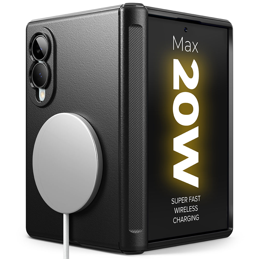 MagSafe tok Samsung Galaxy Z Fold8 F971-hez, Ringke, Onyx Flap, Fekete