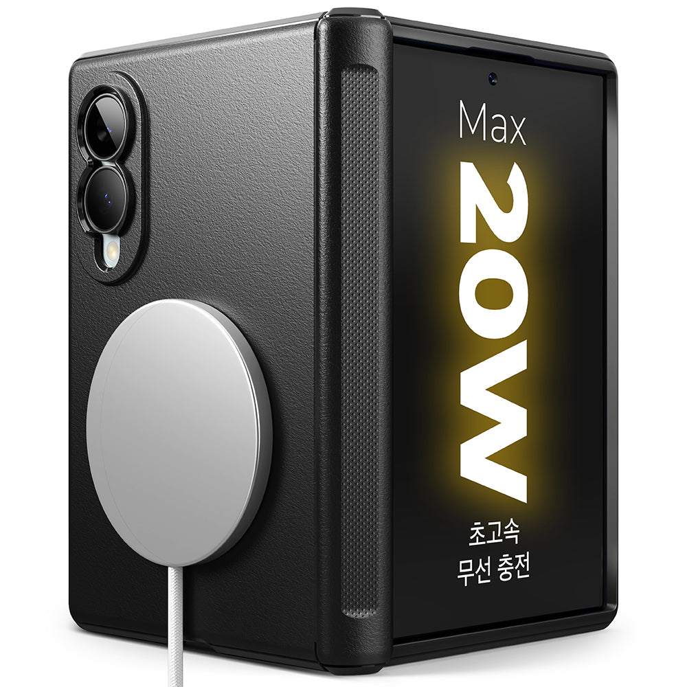 MagSafe tok Samsung Galaxy Z Fold8 F971-hez, Ringke, Onyx Flap, Fekete